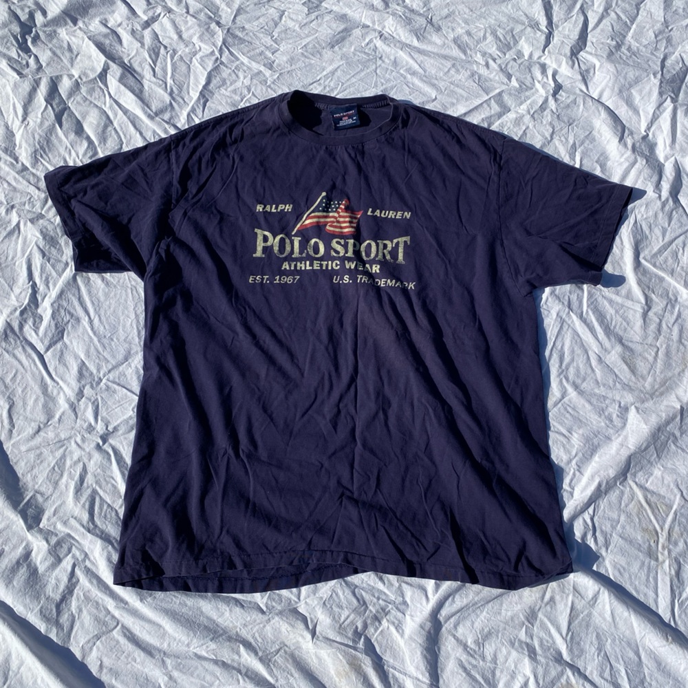 VTG Polo Sport Ralph Lauren Mens Tee XL